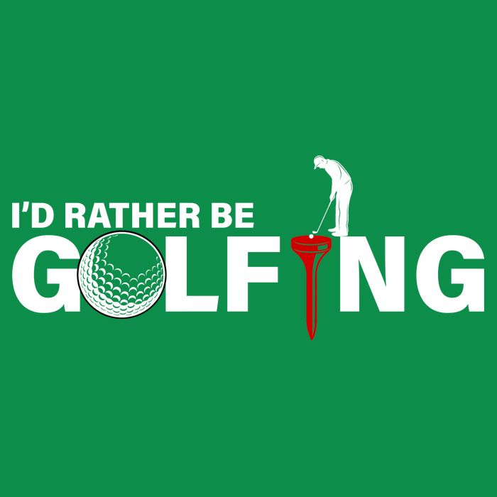 Funny Golfers Design Rather Be Golfing Hoodie