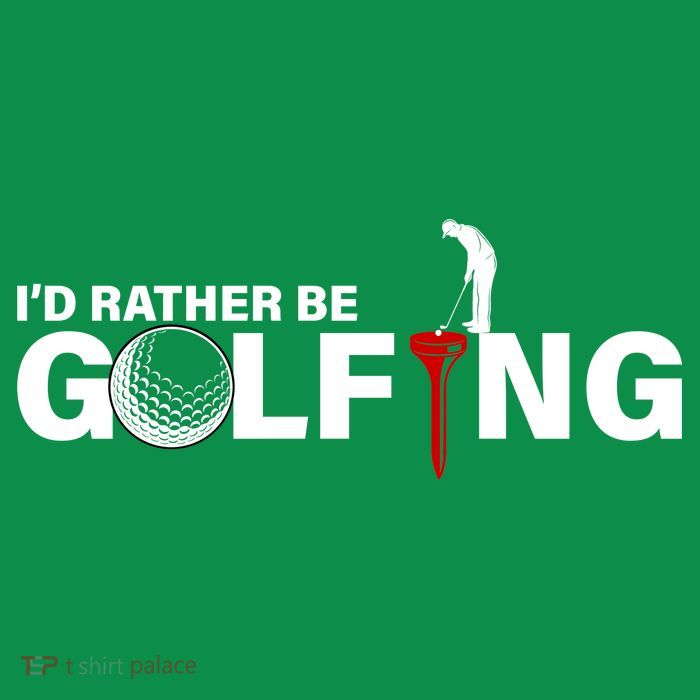 Funny Golfers Design Rather Be Golfing Kids T-Shirt