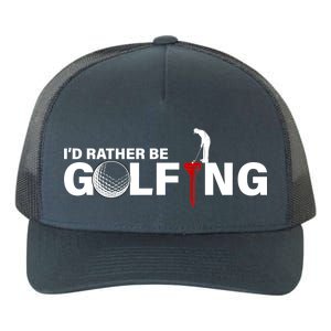 Funny Golfers Design Rather Be Golfing Yupoong Adult 5-Panel Trucker Hat