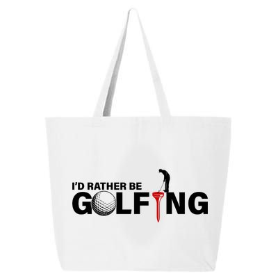 Funny Golfers Design Rather Be Golfing 25L Jumbo Tote