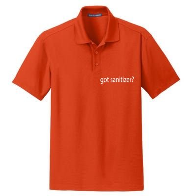 Funny Got Sanitizer? Dry Zone Grid Polo