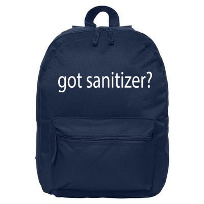 Funny Got Sanitizer? 16 in Basic Backpack