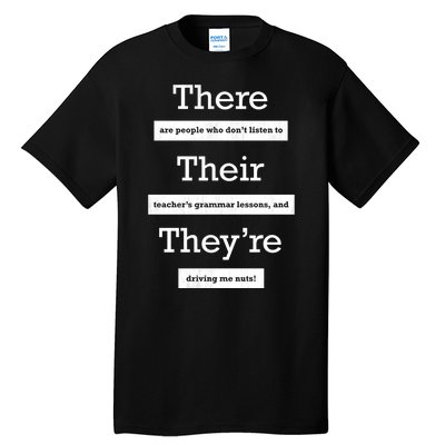 Funny Grammar Teacher Tall T-Shirt