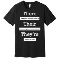 Funny Grammar Teacher Premium T-Shirt