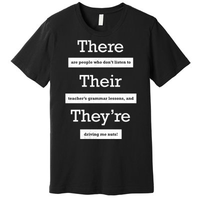 Funny Grammar Teacher Premium T-Shirt