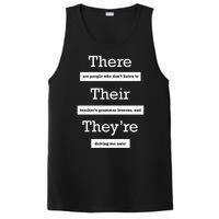 Funny Grammar Teacher PosiCharge Competitor Tank