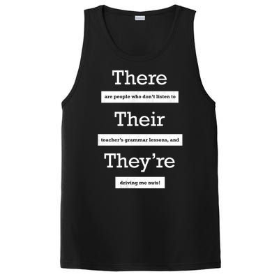 Funny Grammar Teacher PosiCharge Competitor Tank