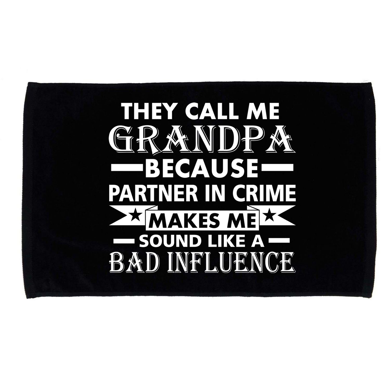 Funny Grandpa Grandfather Microfiber Hand Towel