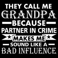 Funny Grandpa Grandfather Cropped Pullover Crew