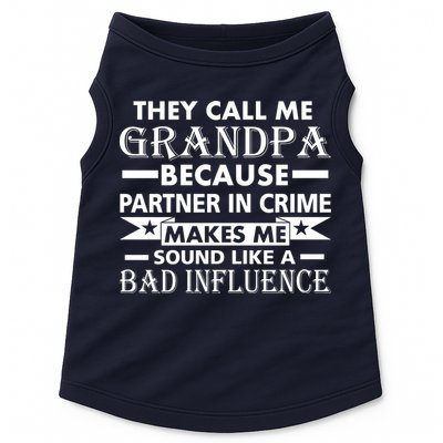 Funny Grandpa Grandfather Doggie Tank