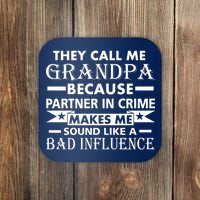 Funny Grandpa Grandfather Coaster