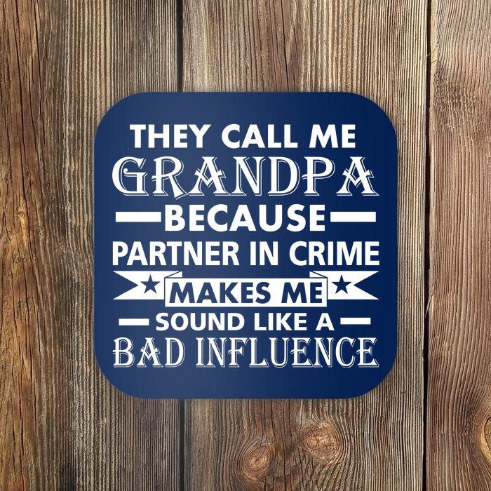 Funny Grandpa Grandfather Coaster