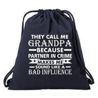 Funny Grandpa Grandfather Drawstring Bag