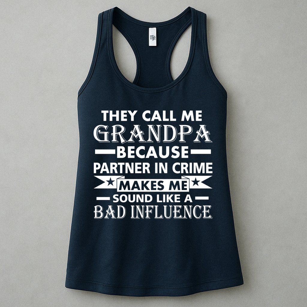Funny Grandpa Grandfather Womens Tank Top