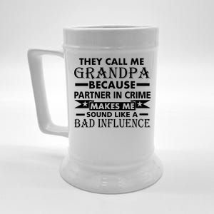 Funny Grandpa Grandfather Beer Stein