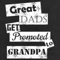 Funny Great Dads Get Promoted To Grandpa Adult Drive Performance Visor