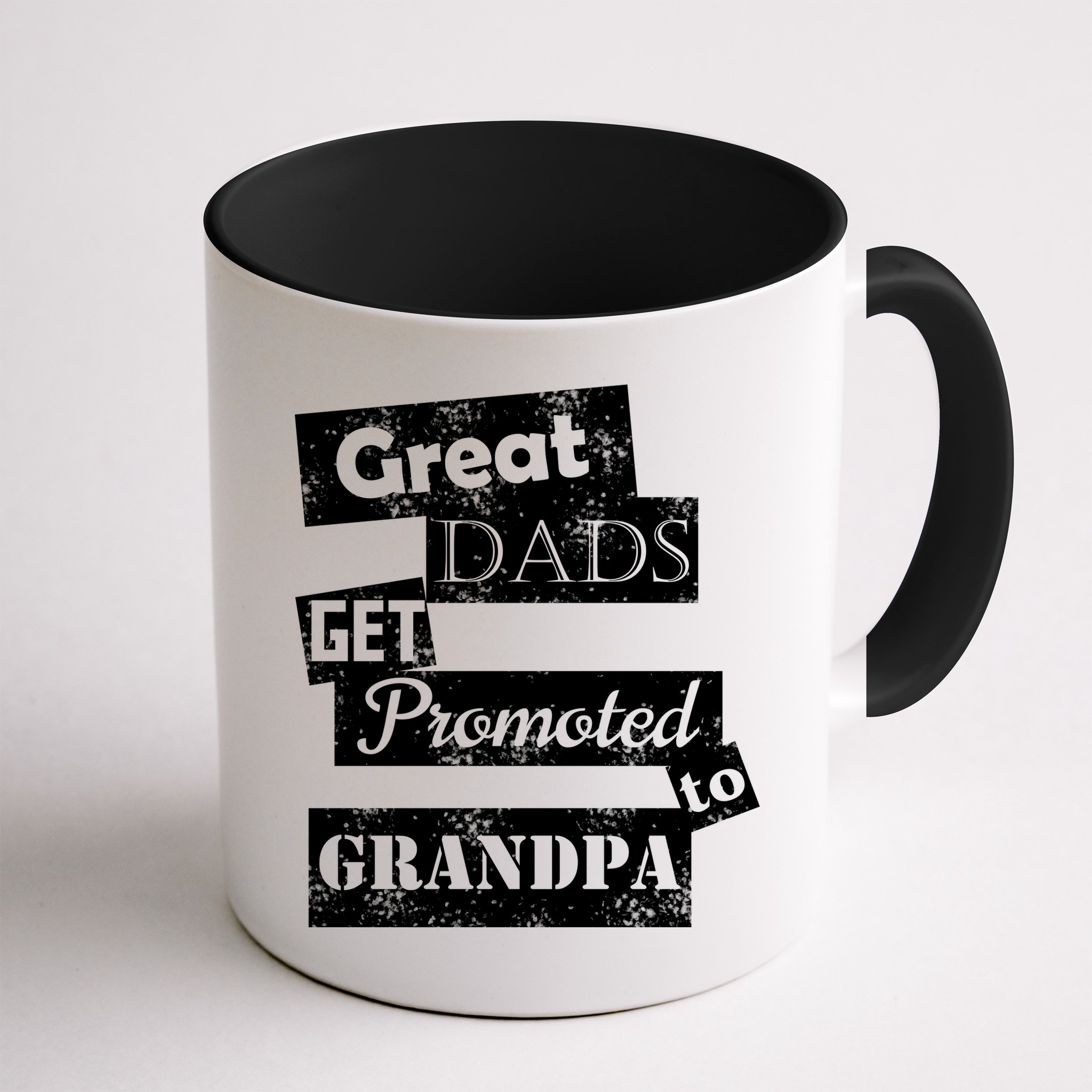 Funny Great Dads Get Promoted To Grandpa Mug