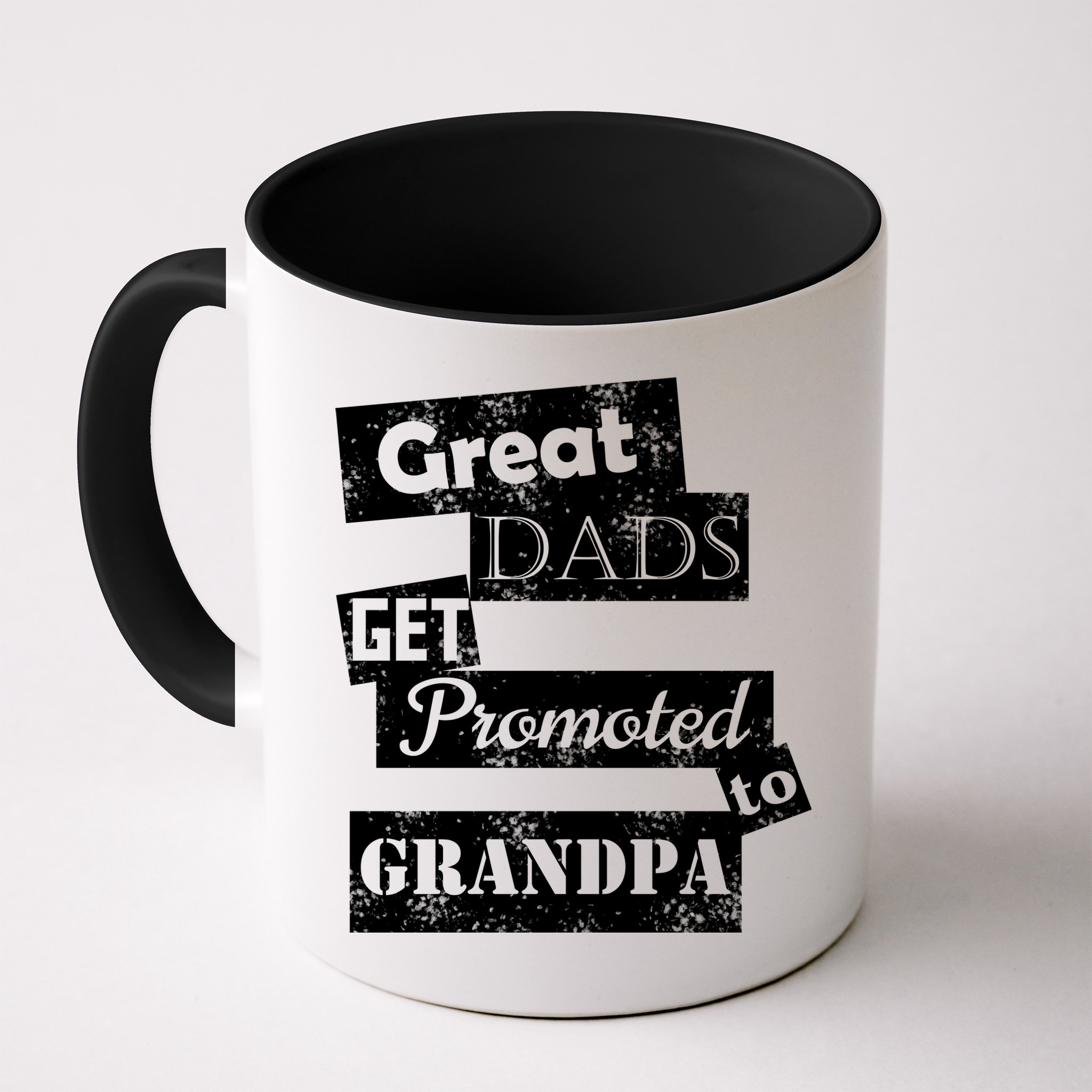 Funny Great Dads Get Promoted To Grandpa Mug