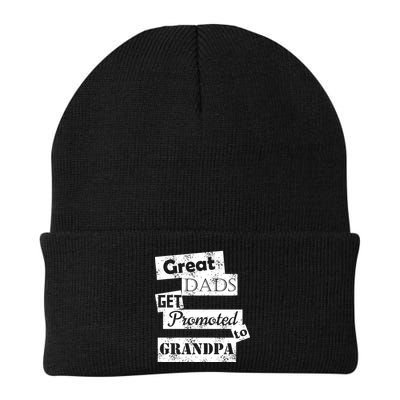 Funny Great Dads Get Promoted To Grandpa Beanie