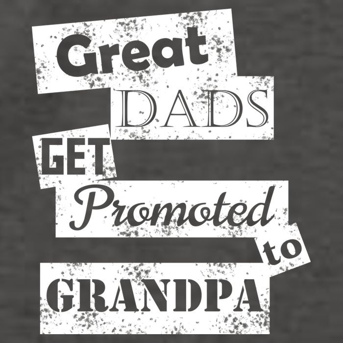 Funny Great Dads Get Promoted To Grandpa Vector Backpack
