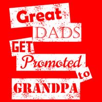 Funny Great Dads Get Promoted To Grandpa 25L Jumbo Tote