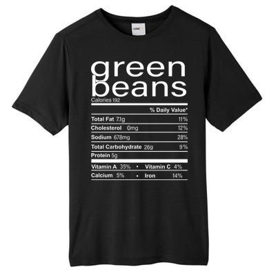 Funny Green Bean Nutrition Tall Fusion ChromaSoft Performance T-Shirt