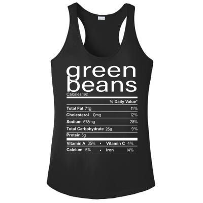 Funny Green Bean Nutrition Ladies PosiCharge Competitor Racerback Tank