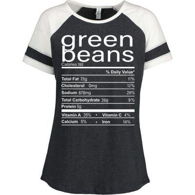 Funny Green Bean Nutrition Enza Ladies Jersey Colorblock Tee