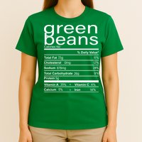 Funny Green Bean Nutrition T-Shirt