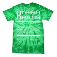 Funny Green Bean Nutrition Tie-Dye T-Shirt