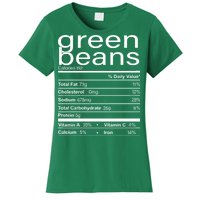 Funny Green Bean Nutrition Women's T-Shirt