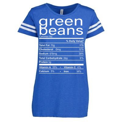 Funny Green Bean Nutrition Enza Ladies Jersey Football T-Shirt