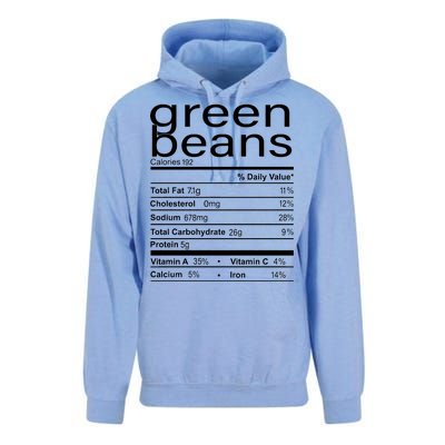 Funny Green Bean Nutrition Unisex Surf Hoodie