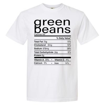 Funny Green Bean Nutrition Garment-Dyed Heavyweight T-Shirt