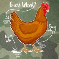 Funny Guess What Chicken Butt ggg Legacy Tie Dye Trucker Hat