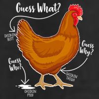 Funny Guess What Chicken Butt ggg Cool Comfort Performance Bucket Hat