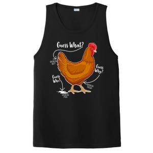 Funny Guess What Chicken Butt ggg PosiCharge Competitor Tank