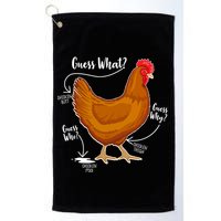 Funny Guess What Chicken Butt ggg Golf Towel