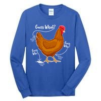 Funny Guess What Chicken Butt ggg Tall Long Sleeve T-Shirt