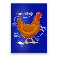 Funny Guess What Chicken Butt ggg Poster