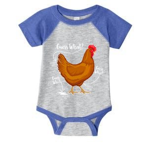 Funny Guess What Chicken Butt ggg Infant Baby Jersey Bodysuit