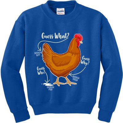 Funny Guess What Chicken Butt ggg Kids Sweatshirt