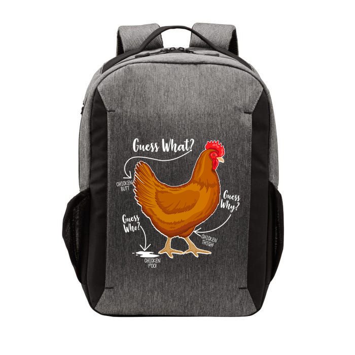 Funny Guess What Chicken Butt ggg Vector Backpack