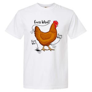 Funny Guess What Chicken Butt ggg Garment-Dyed Heavyweight T-Shirt