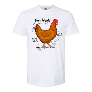 Funny Guess What Chicken Butt ggg Softstyle CVC T-Shirt