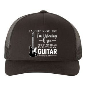 Funny Guitar Sarcastic Saying Yupoong Adult 5-Panel Trucker Hat