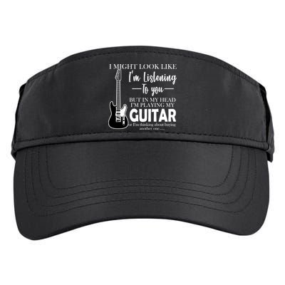 Funny Guitar Sarcastic Saying Adult Drive Performance Visor