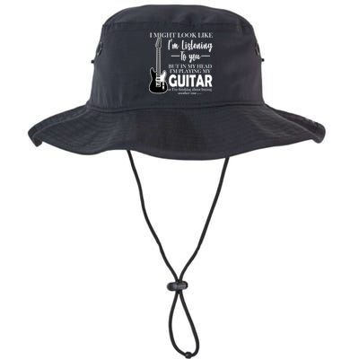 Funny Guitar Sarcastic Saying Legacy Cool Fit Booney Bucket Hat