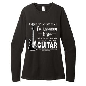 Funny Guitar Sarcastic Saying Womens CVC Long Sleeve Shirt