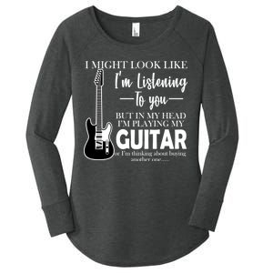 Funny Guitar Sarcastic Saying Women's Perfect Tri Tunic Long Sleeve Shirt